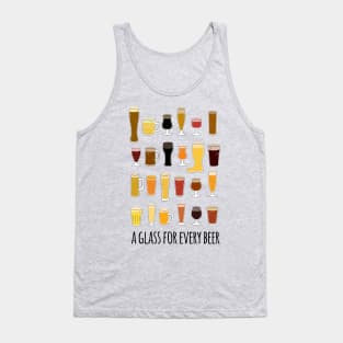 A Glass for Every Beer Tank Top